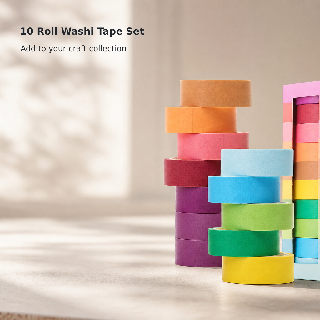 10-Roll Seasonal Washi Tape Set